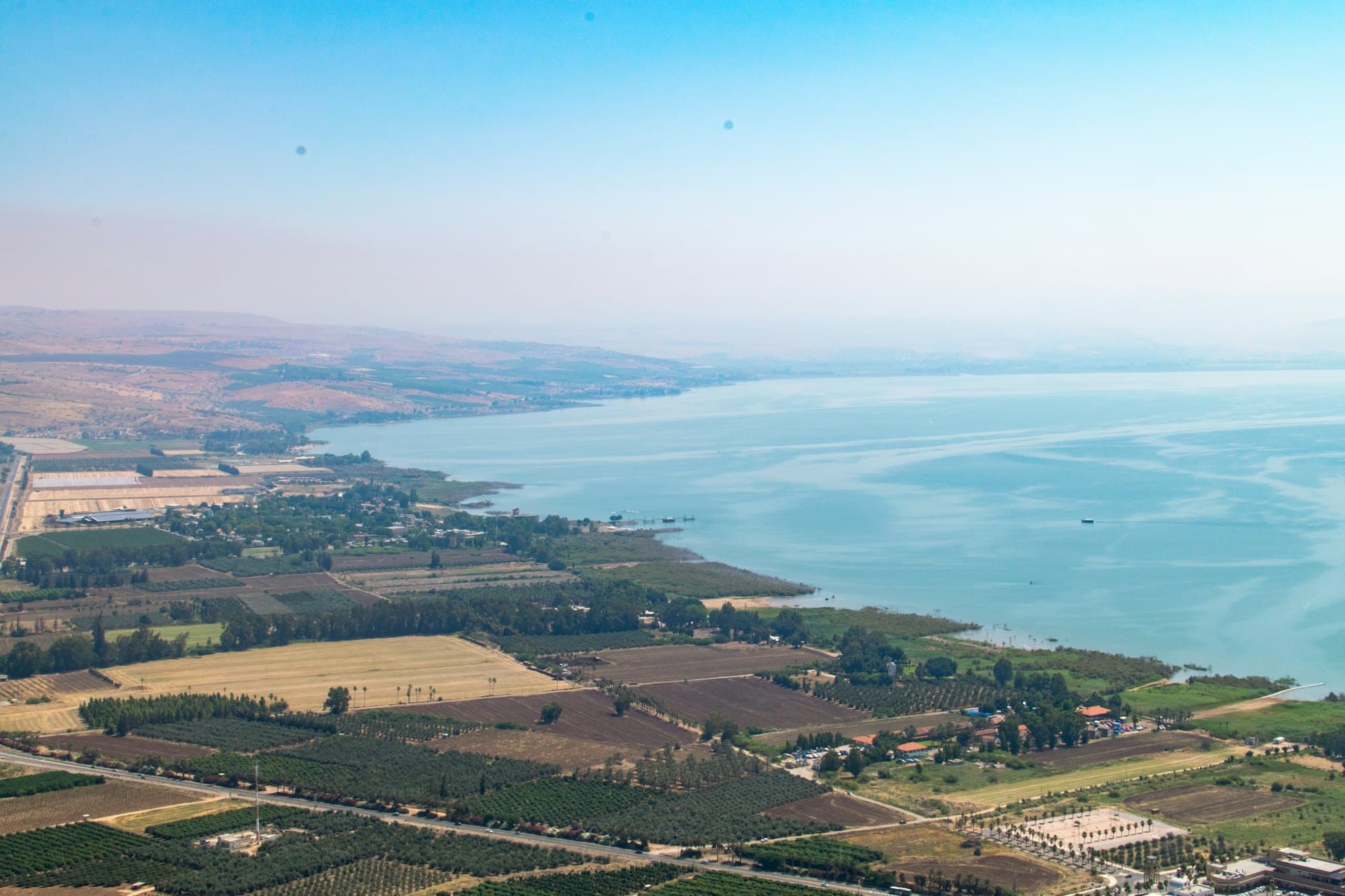 The Sea of Galilee at first light